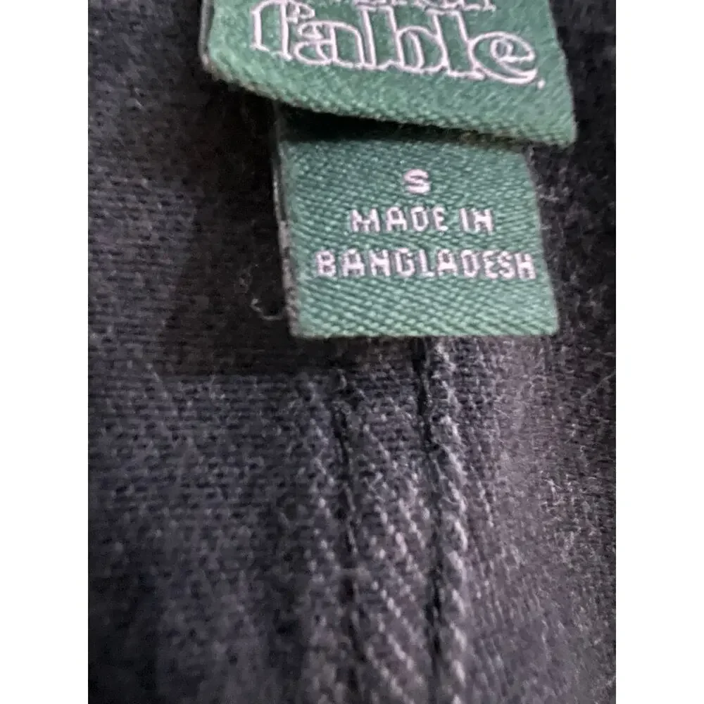 WildFable Cropped Denim Vest - Black Wash Women's S